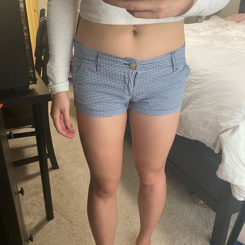 Hollister gingham shorts